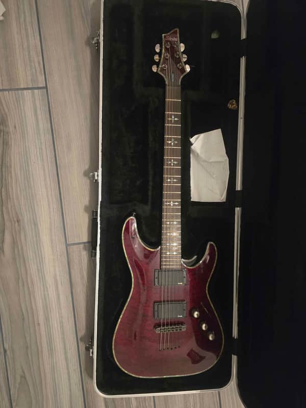 Schecter Hellraiser C-1 2005 - Present - Black Cherry image 1