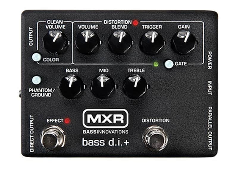 MXR Bass DI+ Distortion Effects Pedal image 1