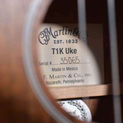 Martin T1K Ukulele Tenor Size Koa Body w/ FREE Same Day Shipping image 8