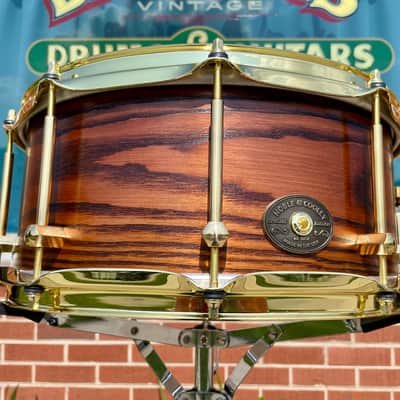 Noble & Cooley 6x14 Special Edition Solid Shell Classic Sassafras Snare Drum Honey Maple Satin *Video Demo* image 9