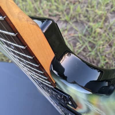 Rare Kramer Pacer Imperial USA 1984/85 Banana Headstock Custom Kline Graphics All Original image 24