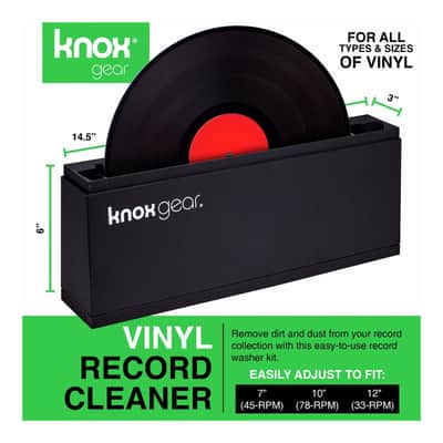 Knox Gear Vinyl Record Cleaning Kit to Reduce Static and Skips imagen 3