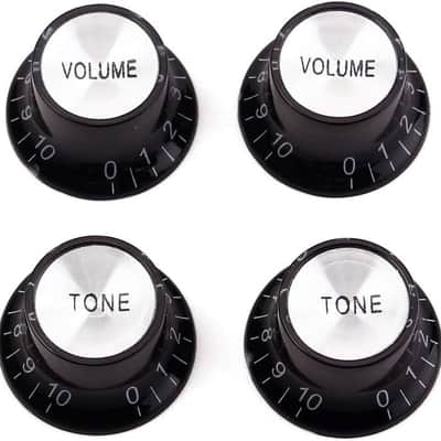 Black Guitar Knobs Electric Guitar Knob Guitar Volume Tone Knob Guitar Control Knob Fits Les Paul,Gibson,Stratocaster image 1