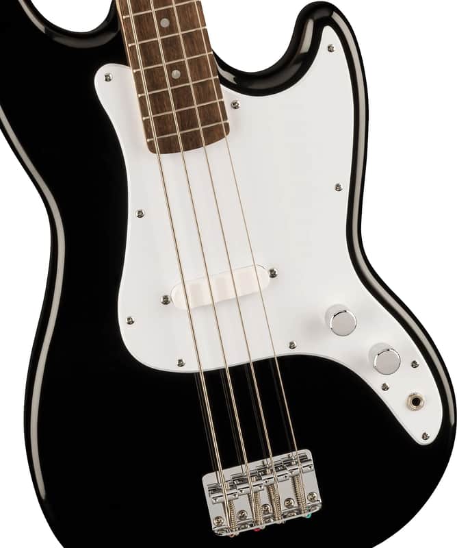 Mint Squier Sonic Bronco Bass 0373800506 - Black image 1
