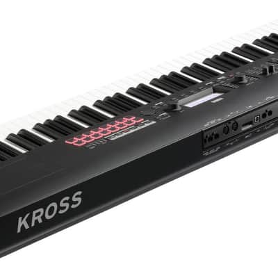 Korg KROSS2 88-Key Synthesizer Workstation Keyboard, Super Matte Black image 2