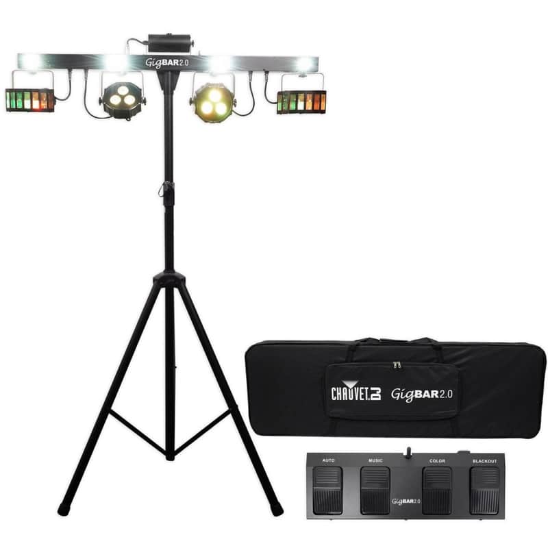 CHAUVET DJ GIGBAR 2 Complete Wireless Foot Control 4n1 Led / Laser / Strobe / UV Remote System image 1