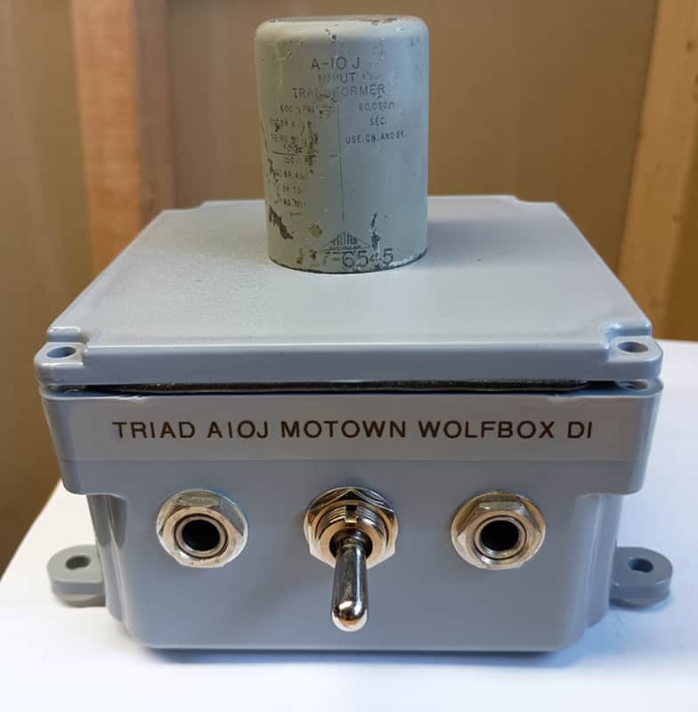 Wolfbox Motown Bass DI vintage 60s Triad 10J or 12J transformer direct box image 1
