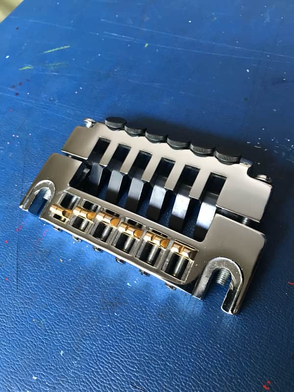 Schaller 456 Vintage Guitar Bridge/Tailpiece 1970's (Tony Iommi "Old Boy " SG Jaydee Super Rare!) image 1
