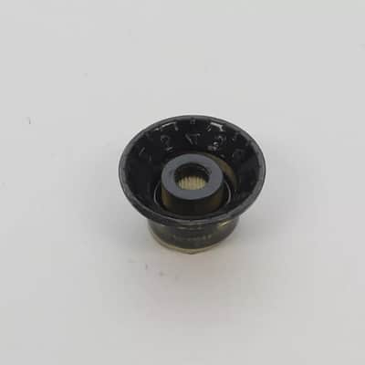 Vintage 1966 Gibson SG Black Top Hat Reflector Knob Volume Tone Black NO LETTERING (2 of 2) image 3