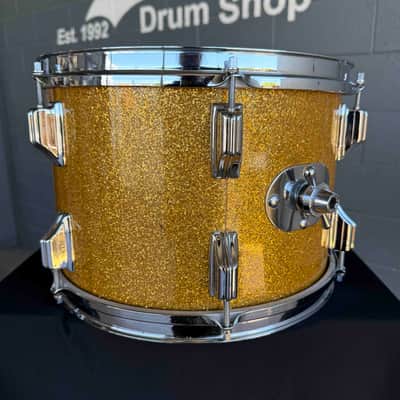 Vintage Rogers Holiday Series 9x13 Rack Tom in Gold Sparkle image 4