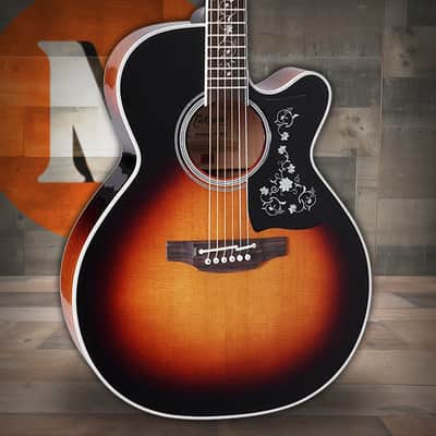 Takamine EF450C TT Gloss Brown Sunburst w/ Semi-Hard Case (JTAKEF450CTTBSB) image 1