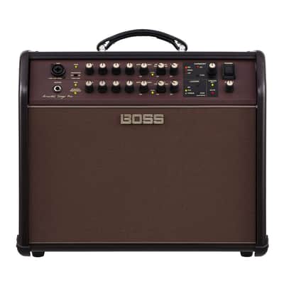 BOSS Acoustic Singer Pro 120-Watt Bi-Amp Amplifier with Cables Bundle image 2