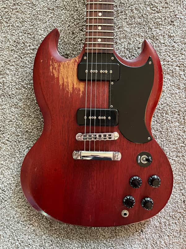 Gibson SG Special ’60s Tribute P-90 2011 - Red Wood image 1