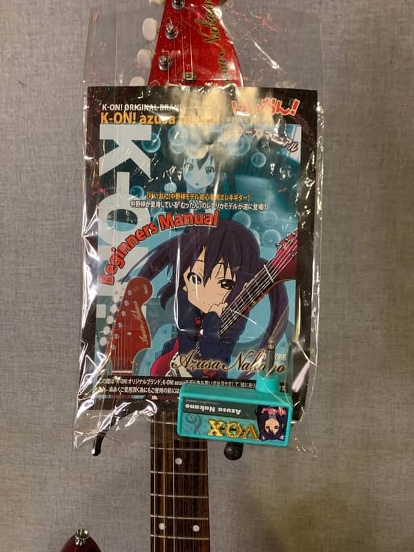K-ON! Original Azusa Nakano Mustang 2000s - Candy Apple Red | Reverb