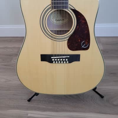 Epiphone Songmaker DR-212 Natural, 2016 w/Epiphone Hard Case image 4