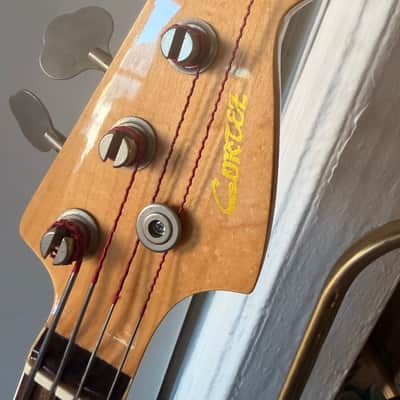 Cortez Vintage electric bass guitar- sunburst- Japan, early 70s image 5