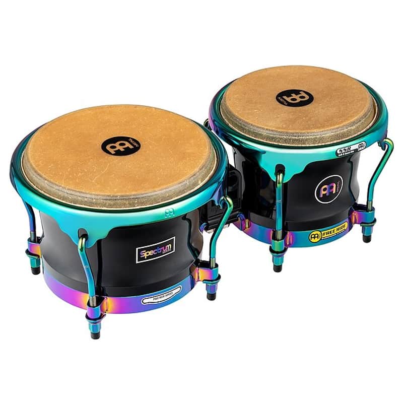 MEINL S400PBK Spectrum Bongos 7+85Zoll phantom black image 1