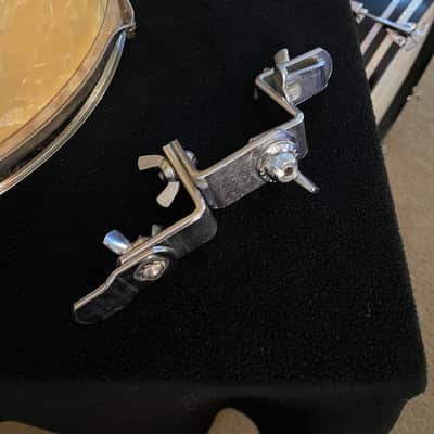 WFL Ludwig 9x13 Rack Tom wDrum Shop Chicago Sticker 1930’s/1940’s?? White Marine Pear image 9