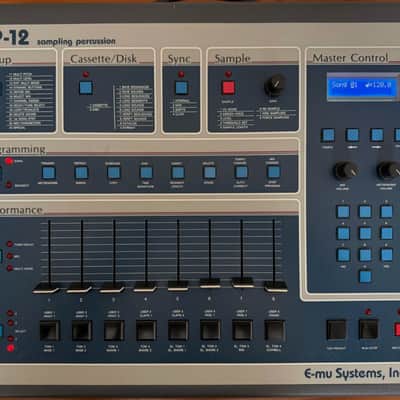 Original E-MU SP12 TURBO Sampling Drum Machine Vintage E-MU SP12 TURBO Sampling Drum Machine Vintage