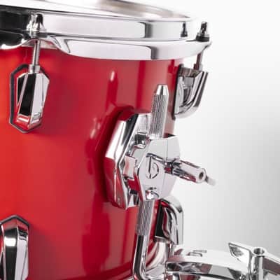 British Drum Company Enigma 3pc Club Drum Set Satin Scarlett. New with Full Warranty! image 16