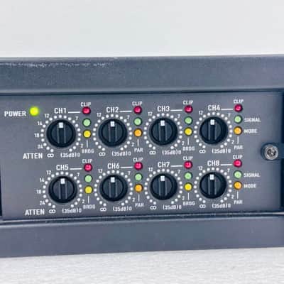 QSC CX108V 8-Channel Commercial Power Amplifier 2010s - Black image 5