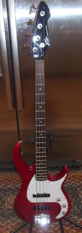 Peavey Milestone 4-String Electric Bass - Trans Red, As New W/ HSC image 1