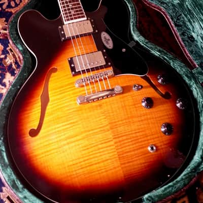 Maybach Guitars  CAPITOL 59 Aged ( 335 Thinline )  2022  Sunburst In Stock Ready to Ship Worldwide ! image 4