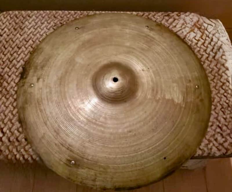 Zildjian 20" A. Zildjian Sizzle Ride Cymbal 1960s 1970s Traditional image 1