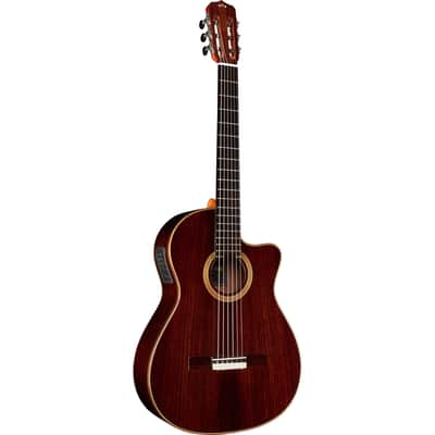 Cordoba Fusion 12 Rose II Acoustic Electric Guitar - Natural image 4