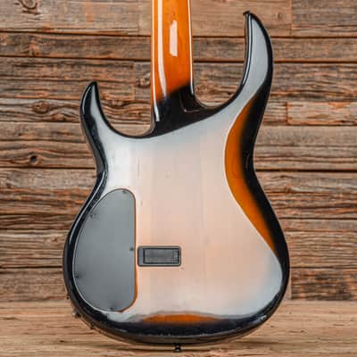 Carvin LB75 5 String Fretless Bass Sunburst image 9