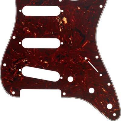 Genuine Fender Stratocaster/Strat 3-Ply 11-Hole Guitar Pickguard, TORTOISE SHELL image 4
