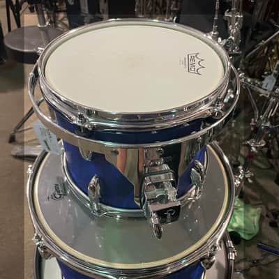 Gretsch Broadkaster 3-piece Drum Set Kit Shell Pack - kick, floor tom, tom - Peacock Satin Flame - Local Pickup Only image 2