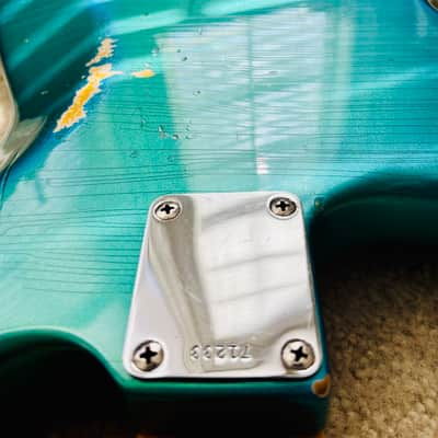 Fender Jazzmaster 1962 - Lake Placid Blue with Matching Headstock image 9