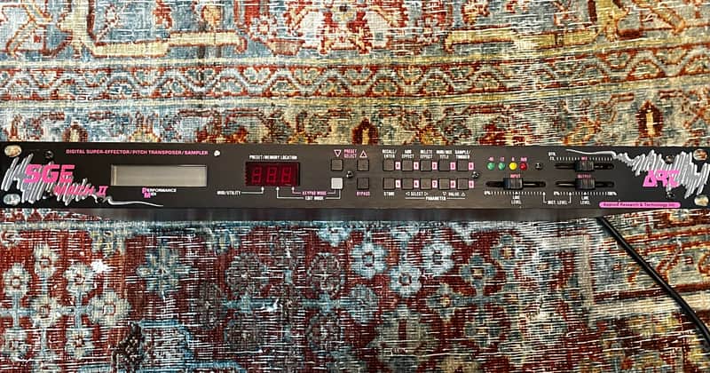 ART SGE Mach II Digital Super Effect Pitch Shift Transposer Multi-Effects Rack Unit image 1