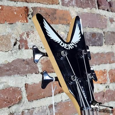 Dean Flying V Bass w/ RARE Buzzsaw Inlays (2000s) image 6