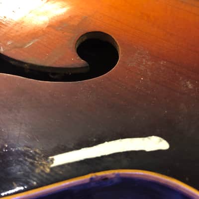 1938 Recording King Model M-2 / 1136 Sunburst Made by Gibson w/ Hard Case (Good) *Free Shipping* image 13