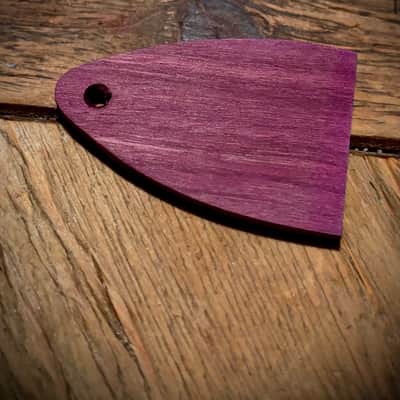 Sweet Purple Heart Wood Custom Truss Rod Cover for PRS guitars image 1