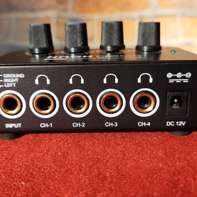 Knox Gear KN-HPA4 4-Channel Professional Stereo Headphone Amplifier image 2