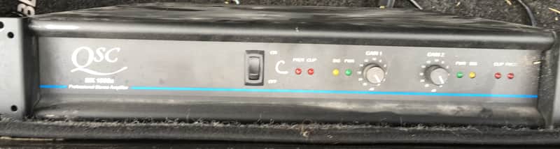 QSC MX 1500a w/XC-1 CINEMA CROSSOVER image 1
