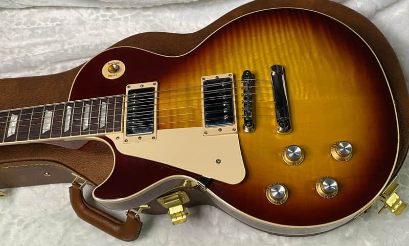 NEW! Gibson Les Paul 60's Standard Iced Tea - Left Handed - Authorized Dealer - Beautiful Flame Maple Top - 10.1 lbs - G07354 image 1