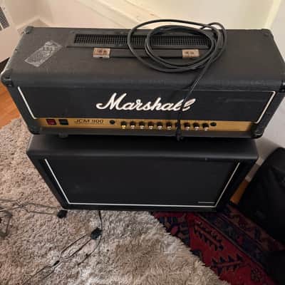 Marshall JCM 900 Model 4100 Hi Gain Dual Reverb 2-Channel 100-Watt Guitar Amp Head 1990 - 1999 - White image 3
