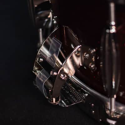 Slingerland 14" x 5.5" Radio King Solid Maple Snare Drum, Maroon Glass FP image 4