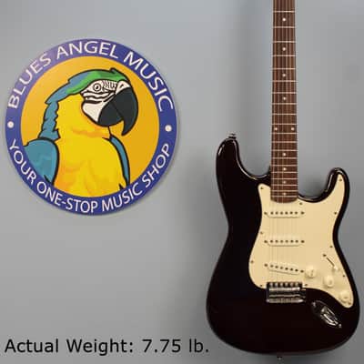 Squier Stratocaster Gold Label - Made in Korea 1997 - Dark Midnight Wine image 1