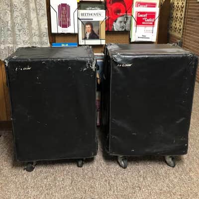 Bose  302 Series 2 (II)  Tandum Passive Acoustimass Subwoofers, 1990's Black, sounds great, w/covers image 4