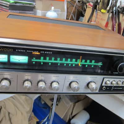 Vintage Kenwood KR-6200 Fm/Am Analogue Stereo Receiver, Back Lit Dial, Phono, Wood Cab, Original Box image 1