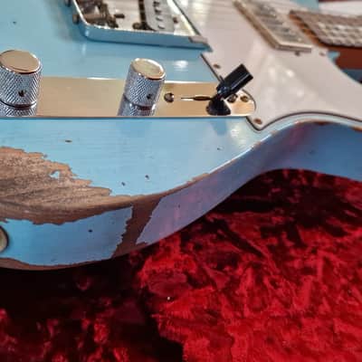 Fender Custom Shop '67 Telecaster Heavy Relic Daphne Blue American Vintage USA 1967 60s Reissue electric guitar image 10