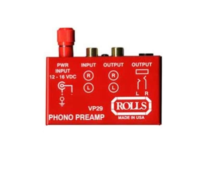 Rolls VP29 Phono Preamplifier, RCA Inputs/Output, 1/4 TRS Output image 1