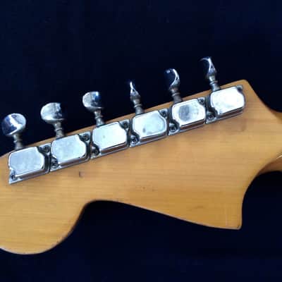 VINTAGE 1967 DOMINO SPARTAN 3 TONE SUNBURST MADE IN JAPAN MATSUMOKU  UPGRADED FENDER N3 SINGLE COIL image 11