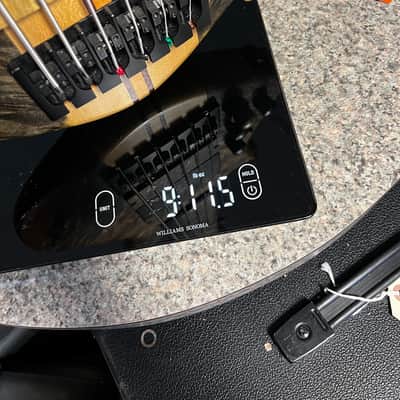 Warrior Custom 6 String Bass Natural image 17
