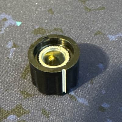 Unbranded Small Reflector Knob with Brass Insert and Setscrew 2025 - Black / Silver image 3